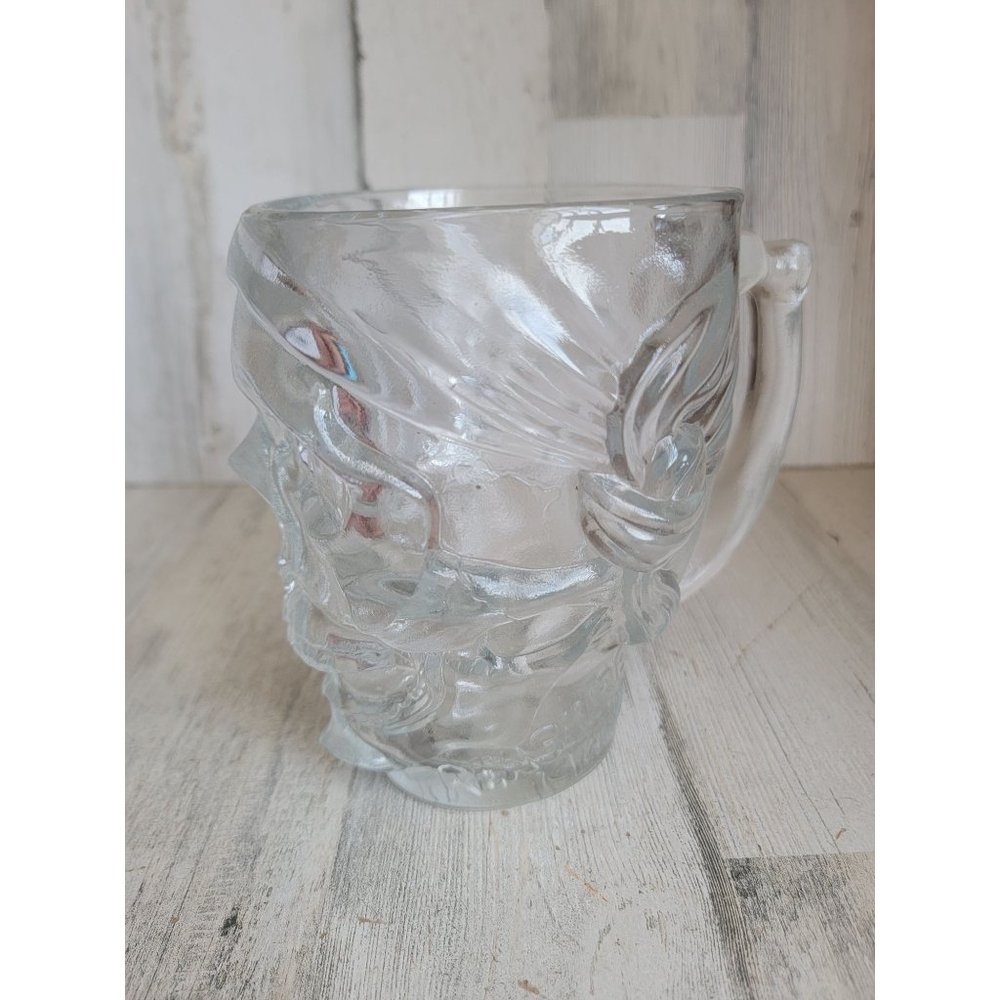 Large‎ glass Treasure Island mug skeleton Halloween